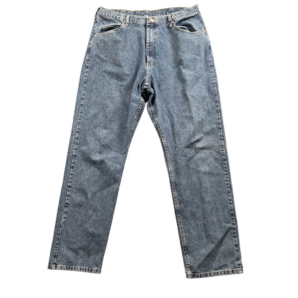 Wrangler Jeans‎ Mens 36x32 (Tag 38x34) Blue Relaxed Fit Denim Pants Western